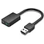 Адаптер Vention 2-port USB External Sound Card 0.15 м черный (CDYB0) - миниатюра 1