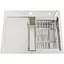 Накладна кухонна мийка Nett NS-6045(L) з лівим крилом - мініатюра 5