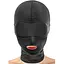 BDSM-маска Fetish Tentation Open Mouth Hood черный - миниатюра 1