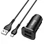 Адаптер автомобильный HOCO Micro USB Cable Wise road dual port car charger set NZ4 2USB, 4.8A - миниатюра 6