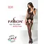 Бодистокинг Passion BS046 комбинезон с имитацией чулок S/M/L black - миниатюра 5