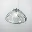 Стеклянный подвес с легкими изгибами Ø 20 см | Line F | Ст. MJ82-200 CH - миниатюра 6
