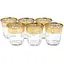 Набір склянок для віскі Lora Версаль 275 мл 6 шт. Gold NGC32SETWISKEY - мініатюра 1