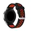 Ремешок силиконовый Boorui для часов 20 мм Nike design черный с красным - миниатюра 4