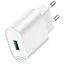 МЗП Hoco C109A Fighter QC3.0 18W (1USB-A) White - мініатюра 3