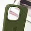 Чохол Epik Silicone Case Full Protective AA для Apple iPhone 15 Pro 6.1 Зелений/Dark Olive - мініатюра 3