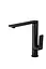 Змішувач для кухні Corsan Trino black mat з рухомим носиком CMB7121BL Чорний матовий - мініатюра 1
