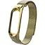 Ремінець для фітнес-браслета Boorui для Xiaomi Mi Band 3 і 4 міланська петля золотистий - мініатюра 1