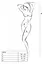 Бодистокинг Passion BS098 white - миниатюра 5
