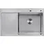 Кухонная мойка Kroner KRP Gebürstet - 7849RHM (3,0/1,0 мм) (CV025276) - миниатюра 1