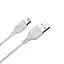 Кабель еластичний XO NB103 USB - Lightning 1 метр Білий - мініатюра 1