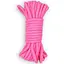 Мотузка для BDSM зв'язування в стилі Шибарі рожевий K0142-3 - мініатюра 1