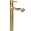 Смеситель для умывальника Rea Tess L.gold mat золотой высокий REA-B5660 Золотой - миниатюра 1
