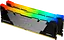 Оперативна пам'ять Kingston Fury 32GB (2x16GB) DDR4 3600MHz Renegade RGB Black (KF436C16RB12AK2/32) - мініатюра 1