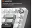 Клавиатура игровая механическая GamePro GPMK-126 Genesis Silver light USB Red Swich Hot-Swap N-KRO Grey - миниатюра 7