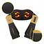 Накидка-масажер 4FIZJO Shiatsu Ultra+ для шиї та спини, акумуляторна 4FJ0566 Black/Gold (P-5907739319081) - мініатюра 8