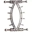Зажим для половых губ Master Series Spread'Em Poker Vagina Clamp with Adjustable Pressure Screws - миниатюра 1