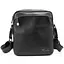 Чоловіча шкіряна сумка через плече чорна Tiding Bag SM8-9686-4A - мініатюра 1