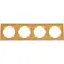 Рамка Brille на 4 поста шампань NB-4F iv - миниатюра 1