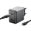 МЗП Borofone BN21 Lena PD40W+QC3.0 (2USB-C) + кабель Type-C to Lightning Metal gray - мініатюра 4