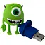 Флеш-накопитель Wibrand USB 2.0 Mike Wazowski 16Gb зеленый - миниатюра 1