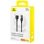Дата кабель Baseus Gem Fast Charging USB to Type-C 100W (2m) (P10373002111) Cluster Black - мініатюра 3