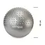 Мяч для фитнеса (фитбол) Cornix 65 см полумассажный Anti-Burst Silver XR-0479 - миниатюра 5