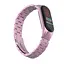 Ремінець для фітнес-браслета Boorui для Xiaomi Mi Band 3 і 4 металевий рожевий - мініатюра 5