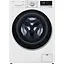 Стиральная машина LG фронтальная 105 кг 1400 A+++ 57 см дисплей пара инвертор белый - миниатюра 1