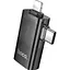 Перехідник Hoco UA36E USB-C Male/Lightning Male to USB-A Female OTG Black [140339] - мініатюра 4