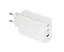 Сетевой зарядный блок Samsung 3 порта 65 Вт + 25 Вт + 15 Вт универсальный блок питания с USB и Type C PD Белый - миниатюра 1