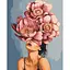 Картина по номерам Девушка в цветущих пионах Mykhailyshyna Daria Brushme 40x50 см разноцветная 000277323 - миниатюра 1