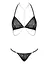 Комплект з ланцюжками Obsessive Pantheria 2-pcs Set black S/M - мініатюра 3