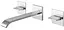Смеситель для умывальника Kohlman Axis chrome + BOX скрытого монтажа QW193N Хром - миниатюра 1