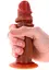 Фалоімітатор Get Real Skin Foreskin Dong 16 см (коричневий) - мініатюра 3