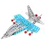 Детский металлический конструктор Истребитель ТехноК 4937TXK 176 деталей - миниатюра 2