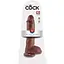 Фаллоимитатор King Cock With Balls 26.7 см коричневый - миниатюра 1