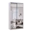 Шафа купе Doros Сіті Лайт Кашемір 2 Дзеркала 120х45х225 (80736344) - мініатюра 3