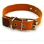 Нашийник для собак Zoo-hunt брезентовий 2,5 см 24-44 см помаранчевий - мініатюра 1