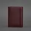 Шкіряна обкладинка для паспорта 2.0 бордова Краст - мініатюра 7
