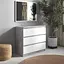 Комод Vays R-3, на 3 шухляди без ручок, ЛДСП 80×40×75 см - для дому, офісу, вітальні, спальні - мініатюра 10
