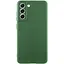 Чехол TPU Getman Liquid Silk Full Camera для Samsung Galaxy S21 Зеленый / Dark green - миниатюра 1