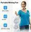Портативный вентилятор Voltronic T1818, увлажнение, подсветка, Air Cooler Fan White - миниатюра 9