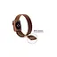 Ремінець Creasted для годинника Milanese loop steel bracelet Apple watch, 42 44 мм Bronze - мініатюра 3