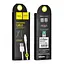 Кабель HOCO X1 USB to iP 2.4A, 2m, PVC, PVC connectors, White - мініатюра 2