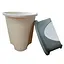 Відро Twist Planet трикутне 23 л кремове-сіре (00-00012499) - мініатюра 2