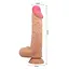 Фалоімітатор Pretty Love Sliding Skin Bendable 9.4'' 24 см тілесний - мініатюра 12