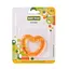 Прорізувач силіконовий 4005_помаранчеве сердечко - мініатюра 2