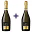 Вино ігристе Moinet Valdobbiadene Prosecco Superiore DOCG біле екстра сухе 1.5 л (2 шт. х 0.75 л) - мініатюра 1