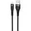 Кабель Proove Light Silicone Plus USB to Lightning 2.4A (1m) black (CCLS12001101) - мініатюра 1